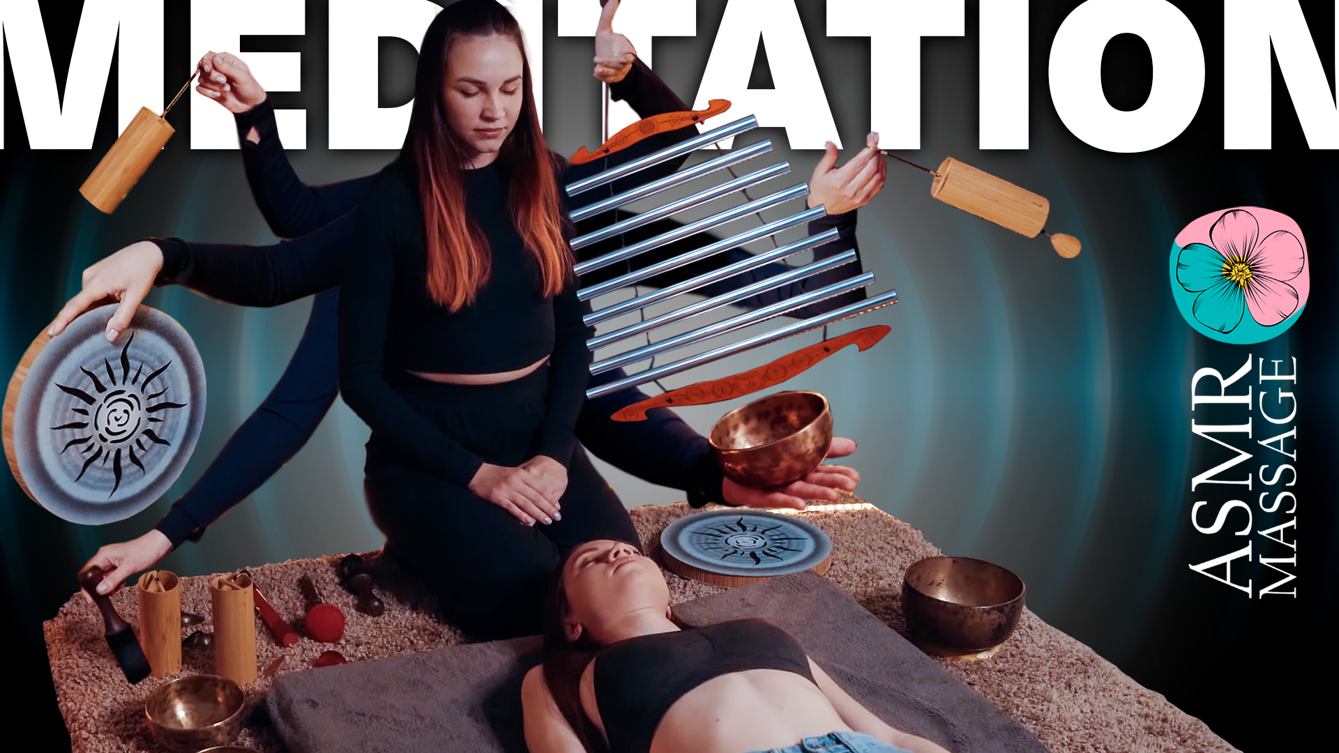 Sound Therapy by Kristi to Sandra PATREON ASMR MASSAGE